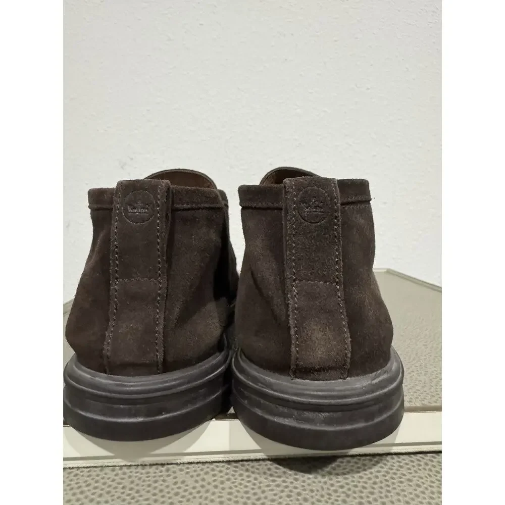 Peter Millar Excursionist Chukka Suede Slip On Boots Brown Men's Size 10.5